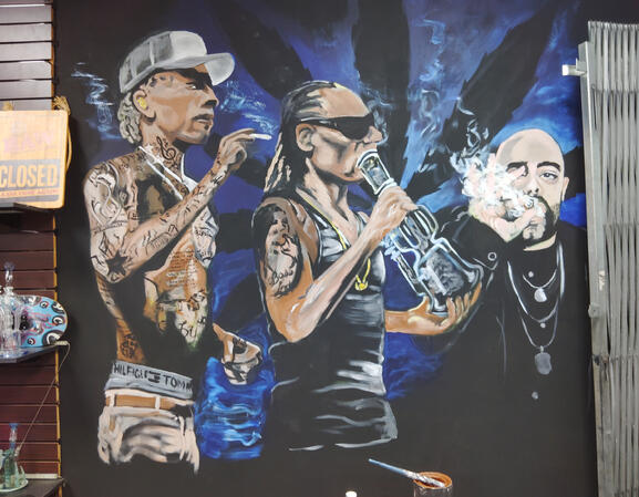 Snoop Dogg Wall Mural