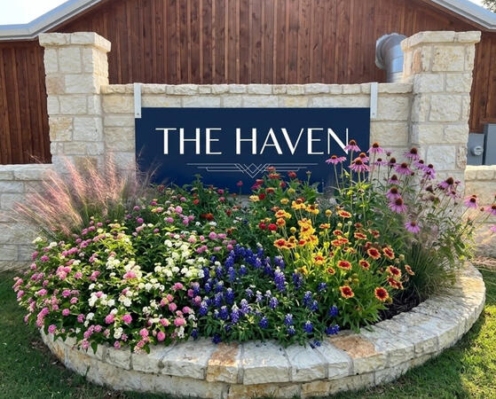 The Haven Hand Painted Sign
